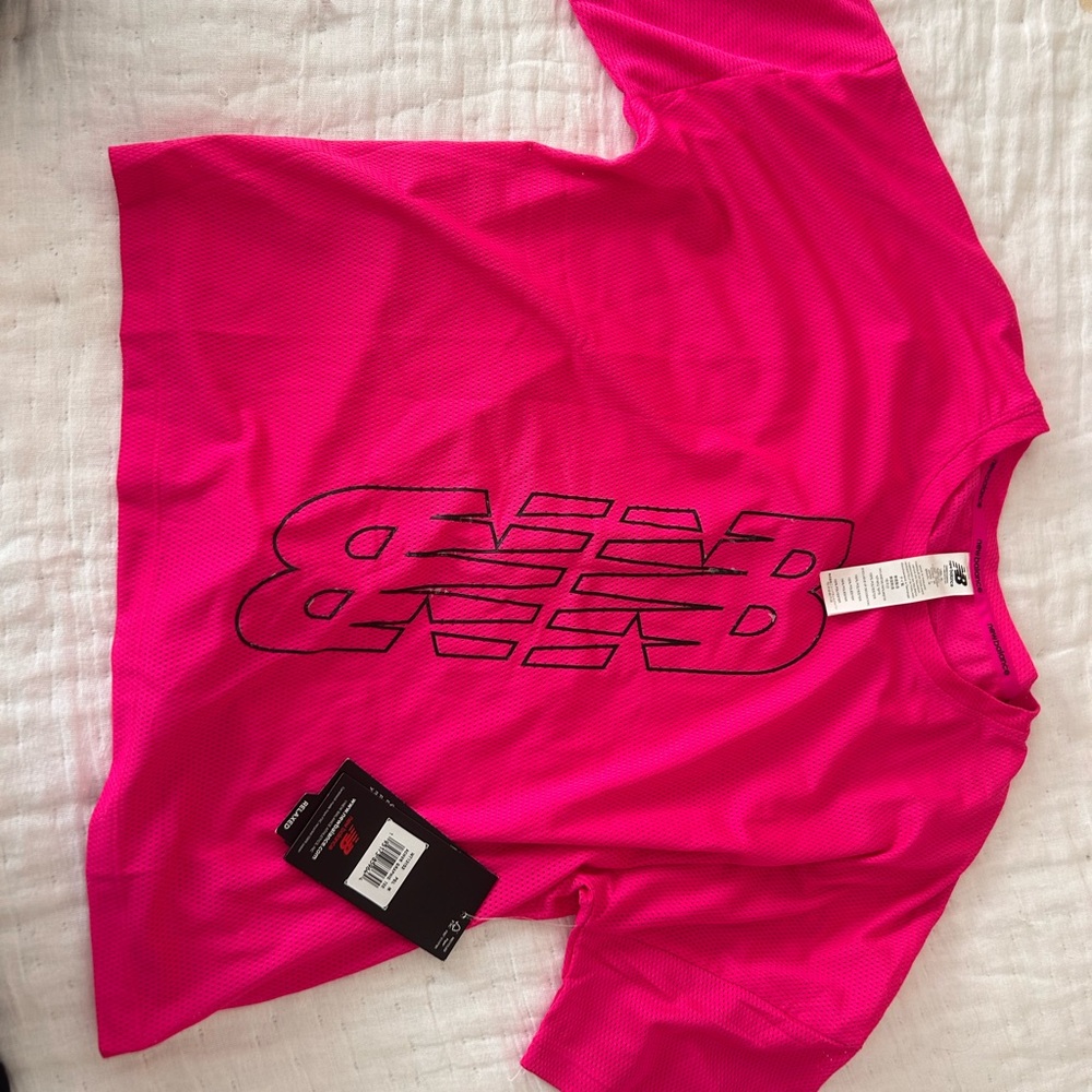 New Balance Pink Graphic Tee